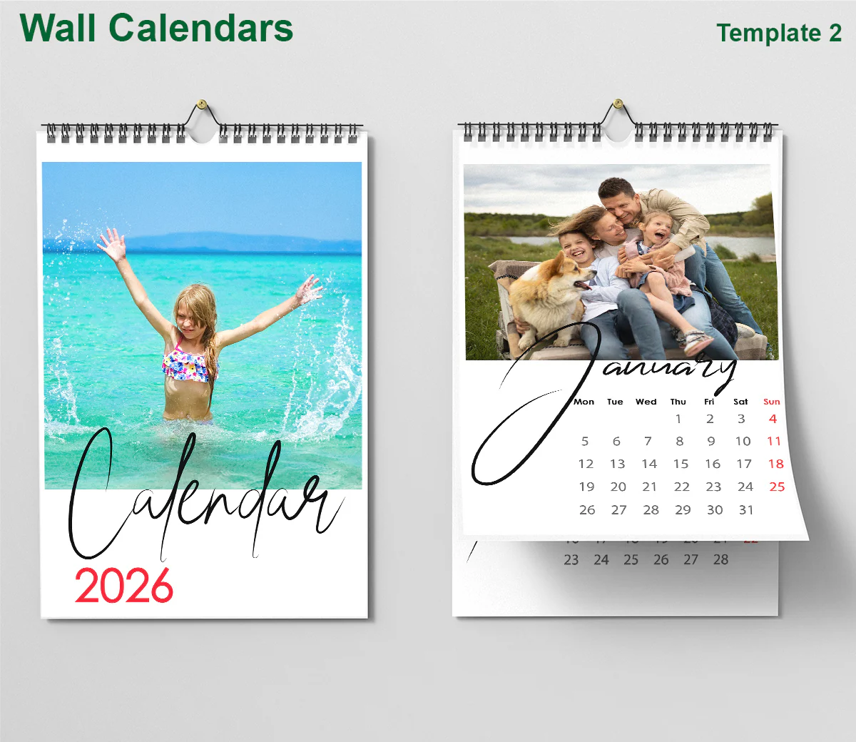 Personalised Wall Calendars